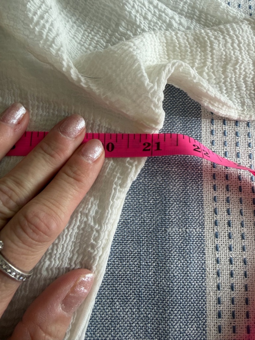 Free People Mini Dress with Eyelet Detail- Ivory - Picture 7 of 8